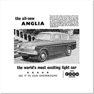 FORD ANGLIA - advert Posters and Art